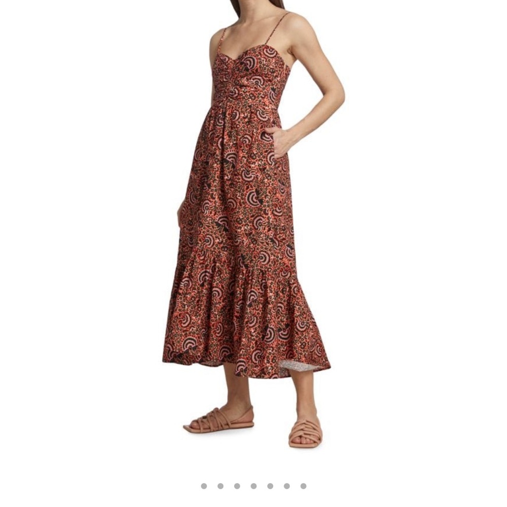 ALC Lilah coral Sundress Sleeveless Spaghetti Strap